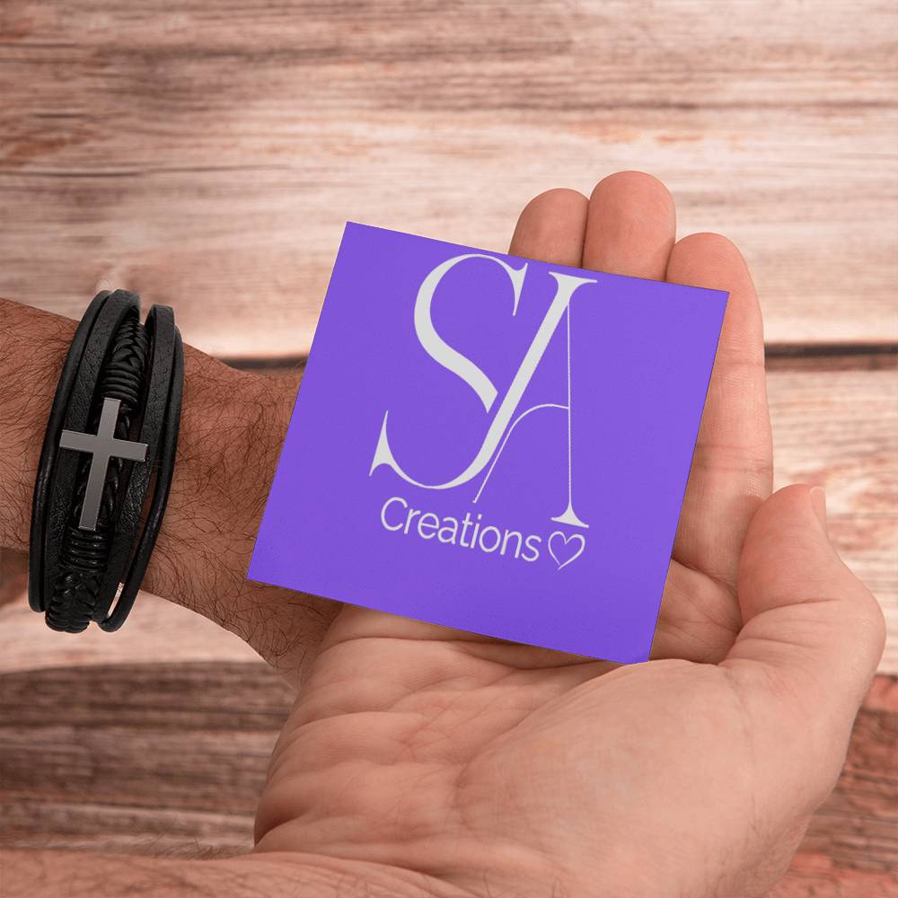Eterno – Herren Kreuz Lederarmband