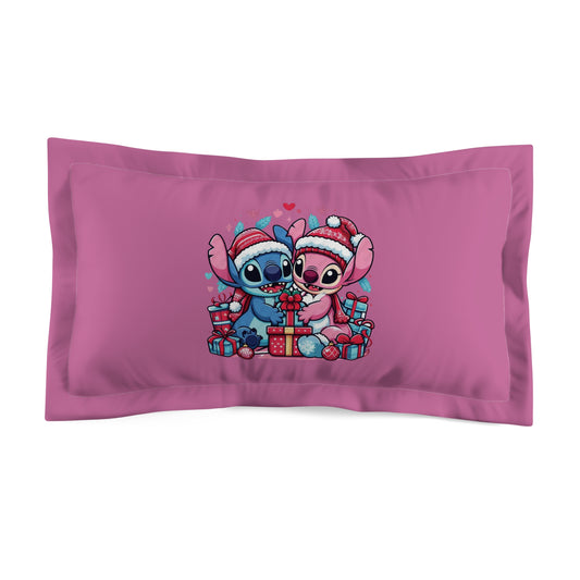 Weihnachtskissen mit Stitch - Pink