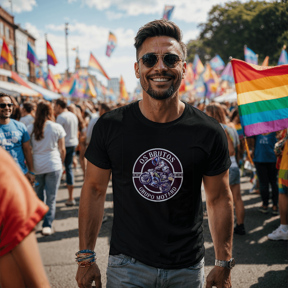 Os Brutos - T-Schirt-Schwarz